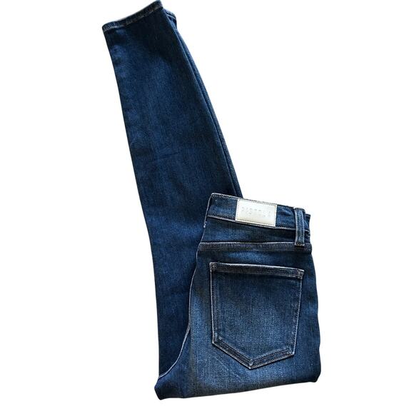 Revolve Pistola Aline High Rise Skinny Stretch Jeans Blue Work Wash Sz 26 $148 - Picture 11 of 13